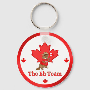 Eh Team Beaver Key Ring