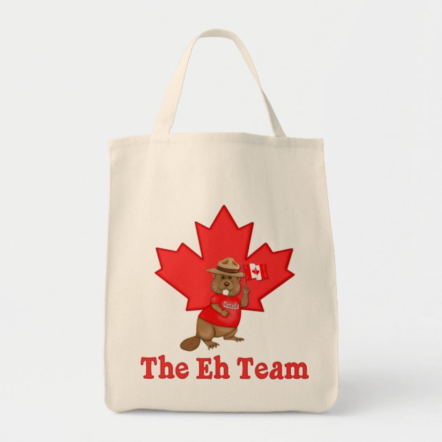 Eh Team Beaver Tote Bag (Front)