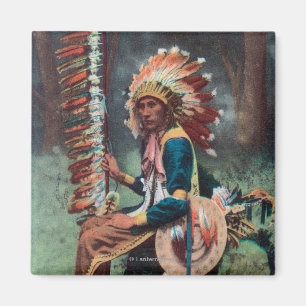 Ehankekle Chief Portrait Magnet