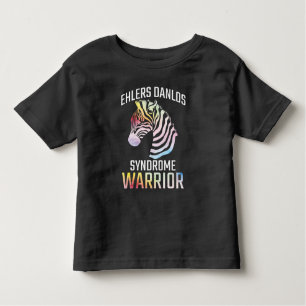 Ehlers Danlos Awareness Gift EDS Warrior Zebra Toddler T-Shirt