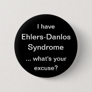 Ehlers Danlos Syndrome 6 Cm Round Badge