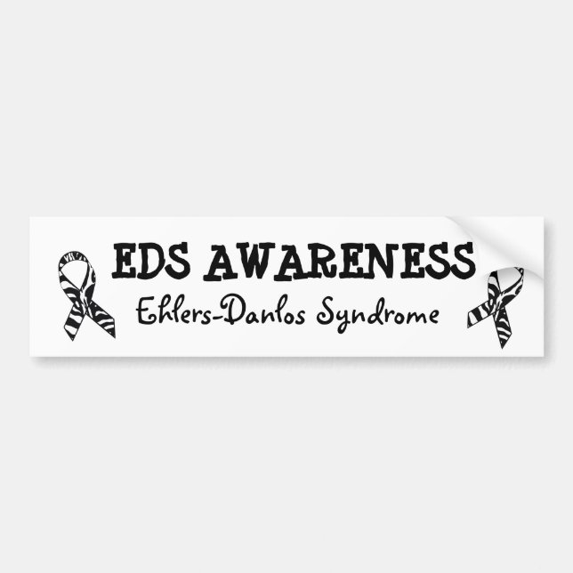 Ehlers-Danlos syndrome Awareness Bumper Sticker (Front)
