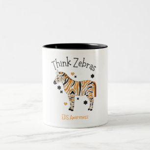 Ehlers Danlos Syndrome Awareness Cute Zebra Mug