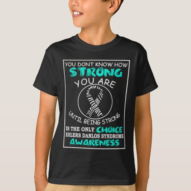 Ehlers Danlos Syndrome Awareness T-Shirt (Front)