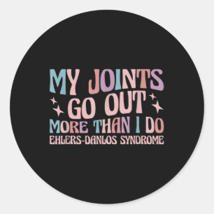Ehlers Danlos Syndrome Eds Awareness  Classic Round Sticker