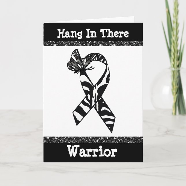 Ehlers-Danlos syndrome EDS Zebra Awareness Card (Front)