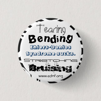 Ehlers-Danlos Syndrome Sucks. 3 Cm Round Badge
