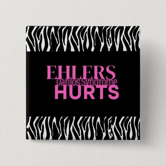 Ehlers Hurts  15 Cm Square Badge (Front)
