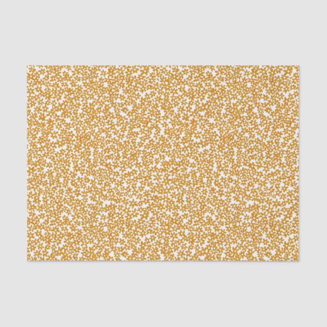 Ehpopoki, Tiny Floral - gold Tissue Paper (Front)