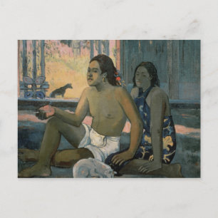 Eiaha Ohipa or Tahitians in a Room, 1896 Postcard