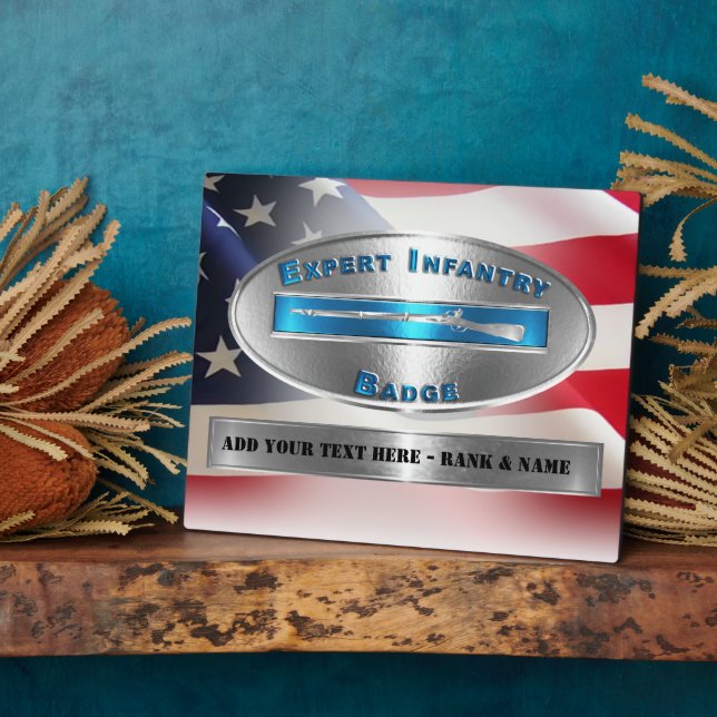 EIB Expert Infantry Badge  Plaque (Side)