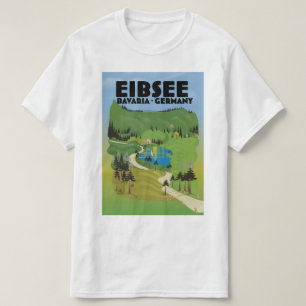 Eibsee Germany travel poster. T-Shirt