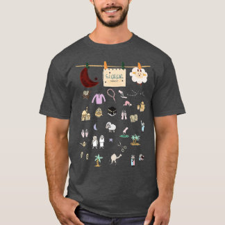 Eid Al Adha Eid Mubarak Happy Eid Day Muslim (5)  T-Shirt