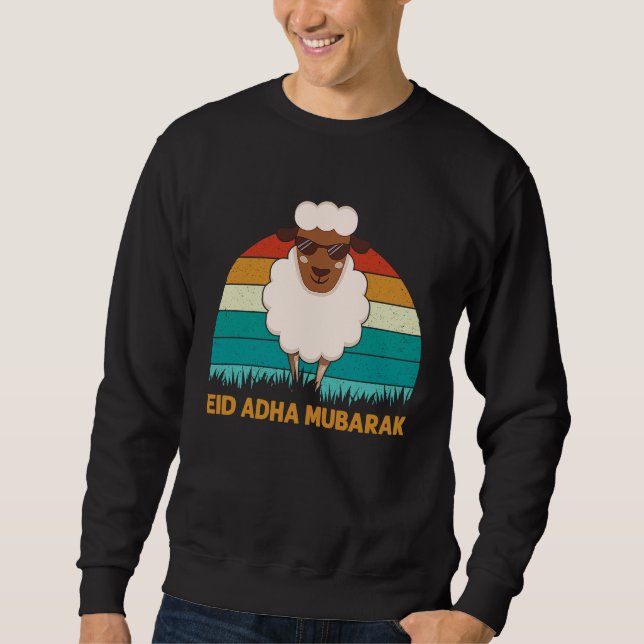 Eid Al Adha Eid Mubarak Happy Eid Day Muslim Sweatshirt (Front)