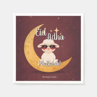 Eid  Al Adha Funny cute Sheep Party  Napkin