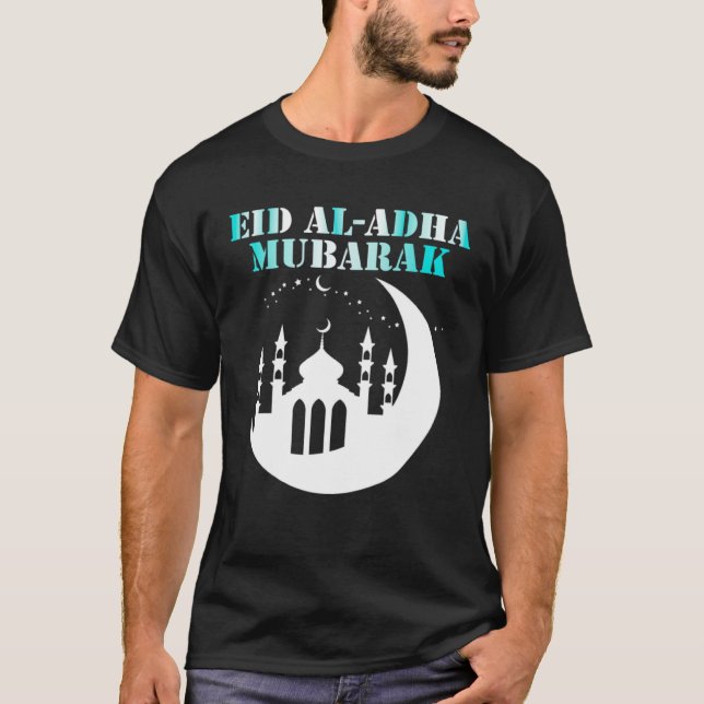 Eid Al Adha Mubarak 2023 Happy Eid For Muslim Eid  T-Shirt (Front)
