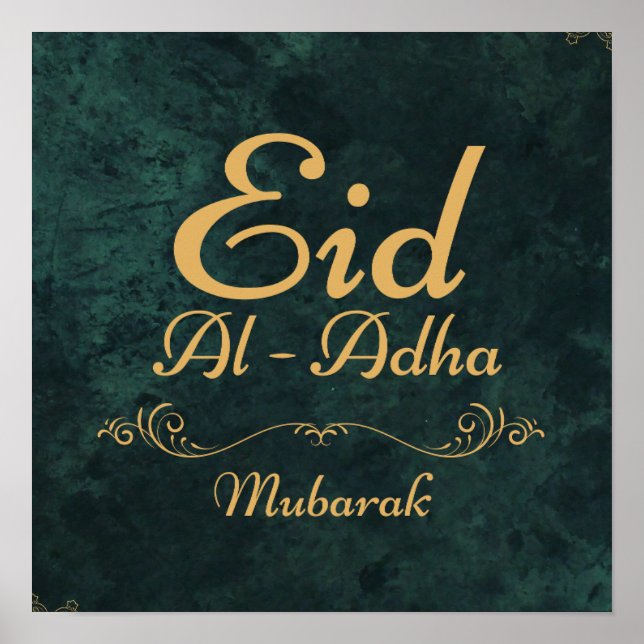 EID AL ADHA MUBARAK 2025 POSTER (Front)
