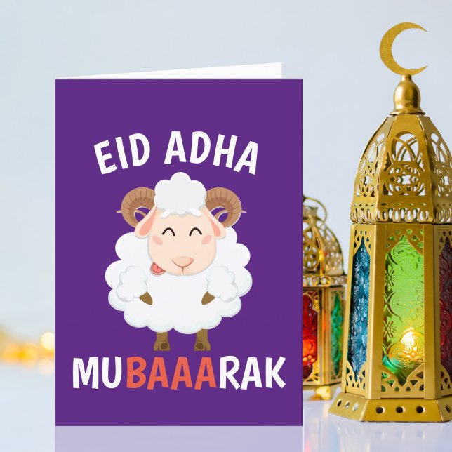 Eid Al Adha Mubarak For Muslim Card (Creator Uploaded)