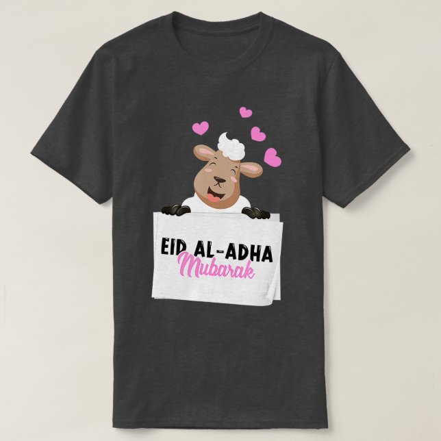 Eid Al Adha Mubarak Kareem Funny Happy Eid Adha 20 T-Shirt (Design Front)