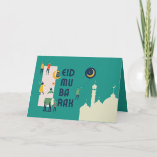 Eid Al-Fitr Mubarak Card