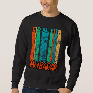 Eid Al Fitr Mubarak Islamic Vintage Muslims After Sweatshirt