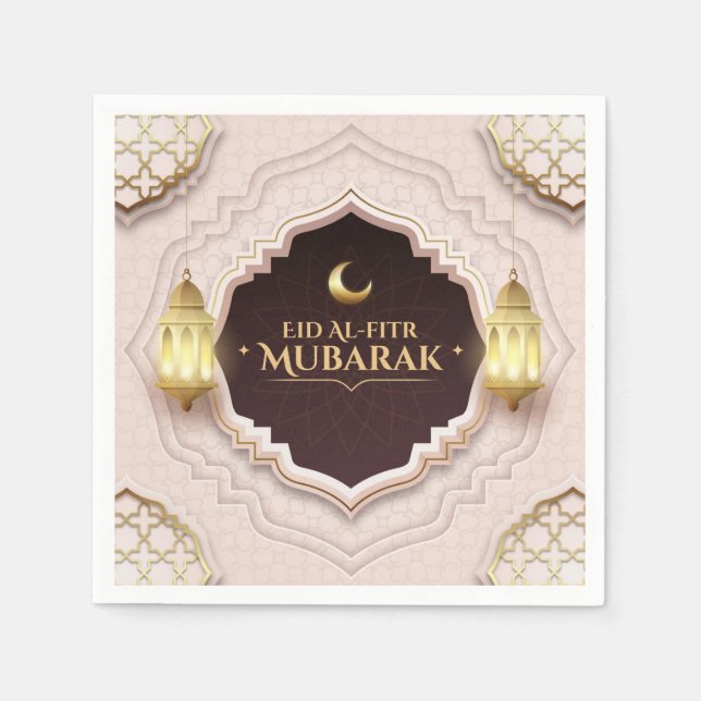 Eid Al-Fitr Mubarak Napkin (Front)