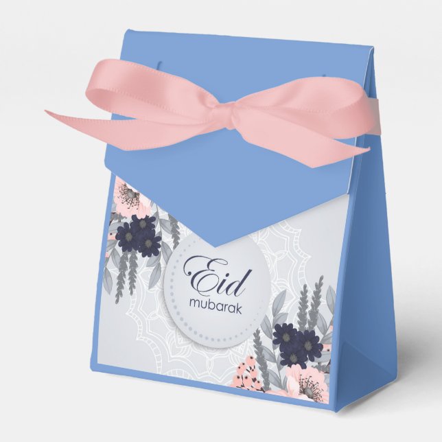 Eid flowers  favour box (Front Side)