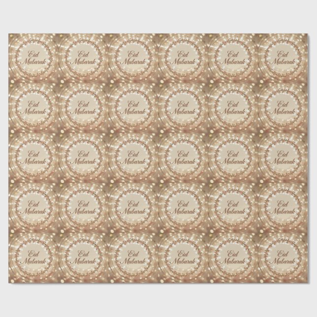 Eid Gift Wrapping Paper EID Mubarak Gift Paper  (Flat)