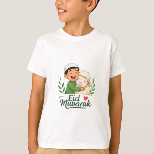Eid Goat Cartoon Print T-Shirt