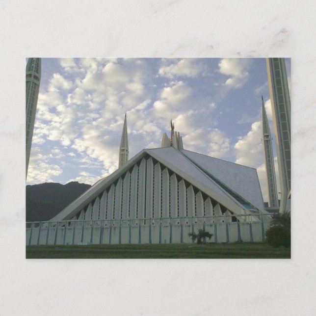 Eid Greetings_Faisal Mosque Postcard (Front)