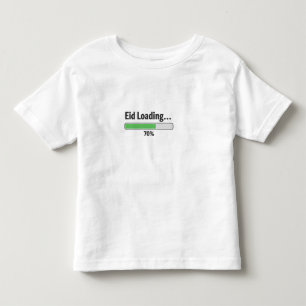 Eid Loading 70% Funny Toddler T-Shirt   Cute Ramad