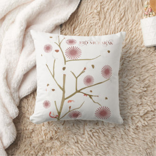 Eid Mubarak Aesthetic leave Sun Blaze Element  Cushion