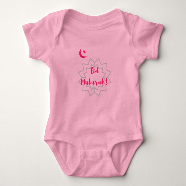 Eid Mubarak - Baby Tutu Bodysuit (Front)