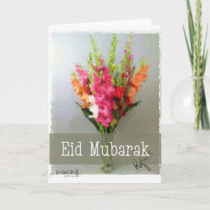 Eid Mubarak - Bouquet Card