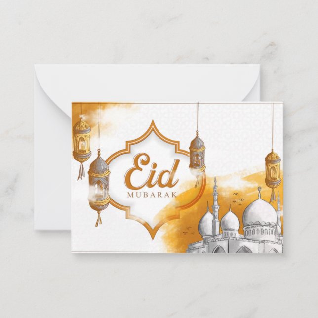 Eid Mubarak  Card (Front)