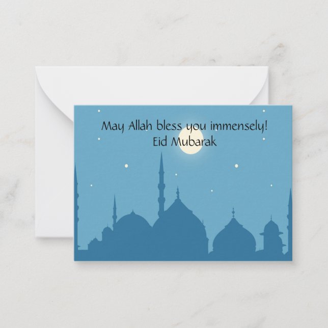 Eid Mubarak Card (Front)