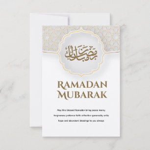 Eid Mubarak Card with Masjid