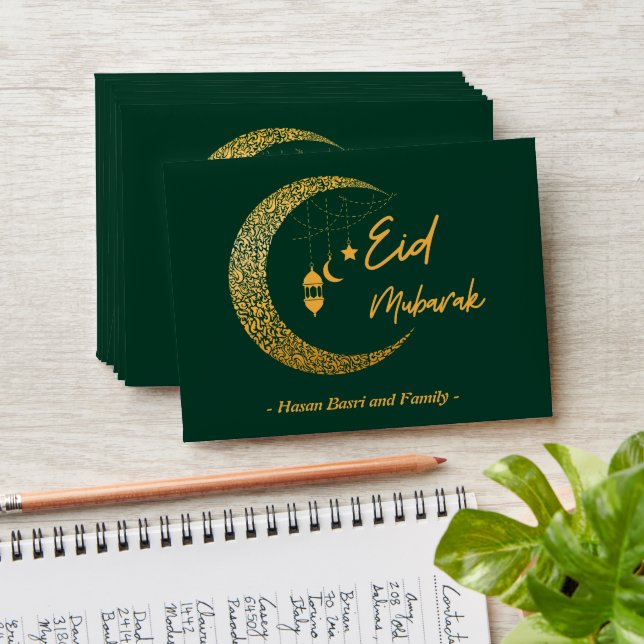 Eid Mubarak Cash Money Gift Muslim Kids Happy Eid Envelope (Stacked)