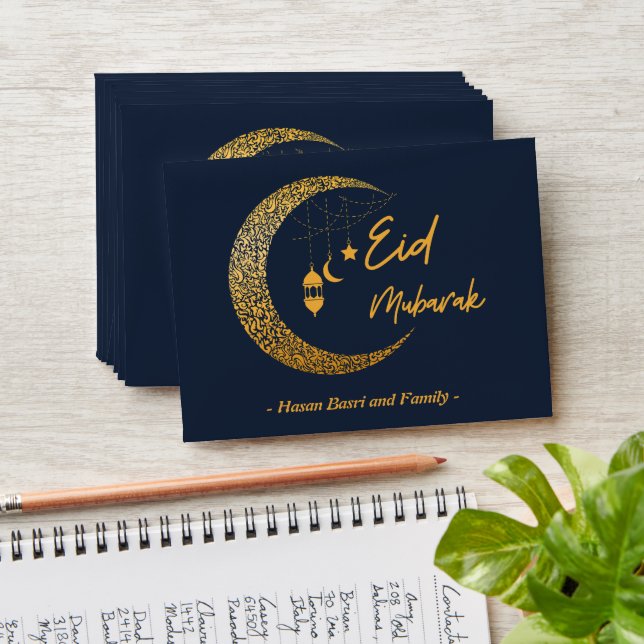 Eid Mubarak Cash Money Gift Muslim Kids Happy Eid Envelope (Stacked)