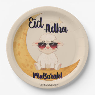 Eid Mubarak Celebration Party Paper Plate
