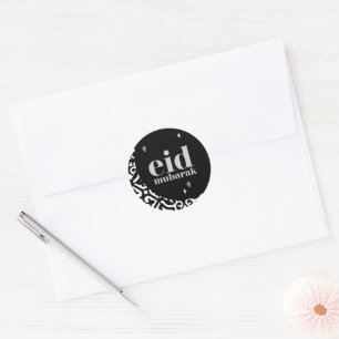 Eid Mubarak Classic Round Sticker