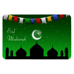 Eid Mubarak Colourful Garland Magnet