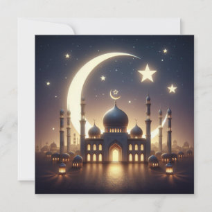 Eid Mubarak Customisable Greetings Text Holiday Card