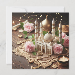 Eid Mubarak Customisable Greetings Text Holiday Card