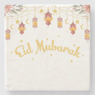 EID MUBARAK - EID MASON JAR STONE COASTER