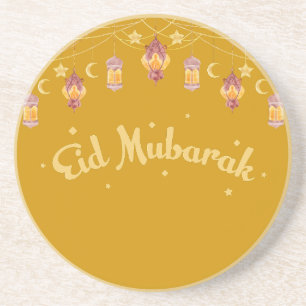 EID MUBARAK - EID T-Shirt Throw Pillow Coaster