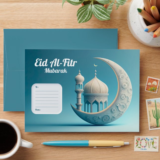 Eid Mubarak / Eid ul Fitr Envelope For Eidi (Desk)