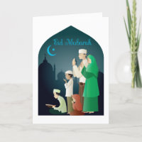 Eid Mubarak Family Photo Greeting