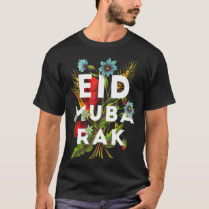 Eid Mubarak for Muslim Kids Eid al fitr adha Flora T-Shirt