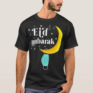 Eid Mubarak Funny Eid 2023 Mask Muslim Clothing Ei T-Shirt